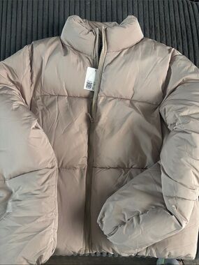 Forever 21 Blush Beige Puffer Jacket